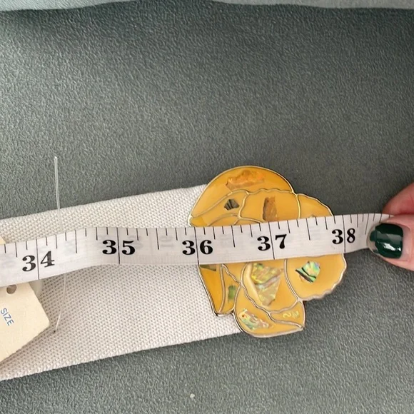 Vintage mosaic stretch belt - Picture 4 of 4